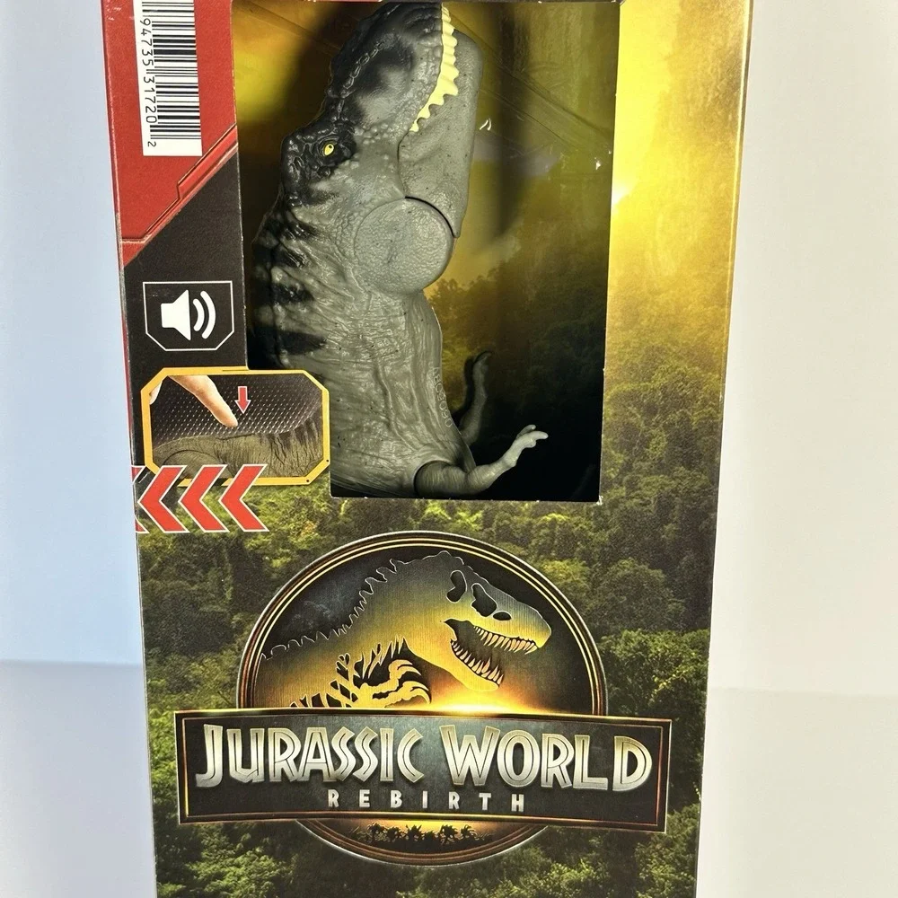 Jurassic World Rebirth Tyrannosaurus rex Sound Surge Dinosaur Figure Mattel‎ NIB